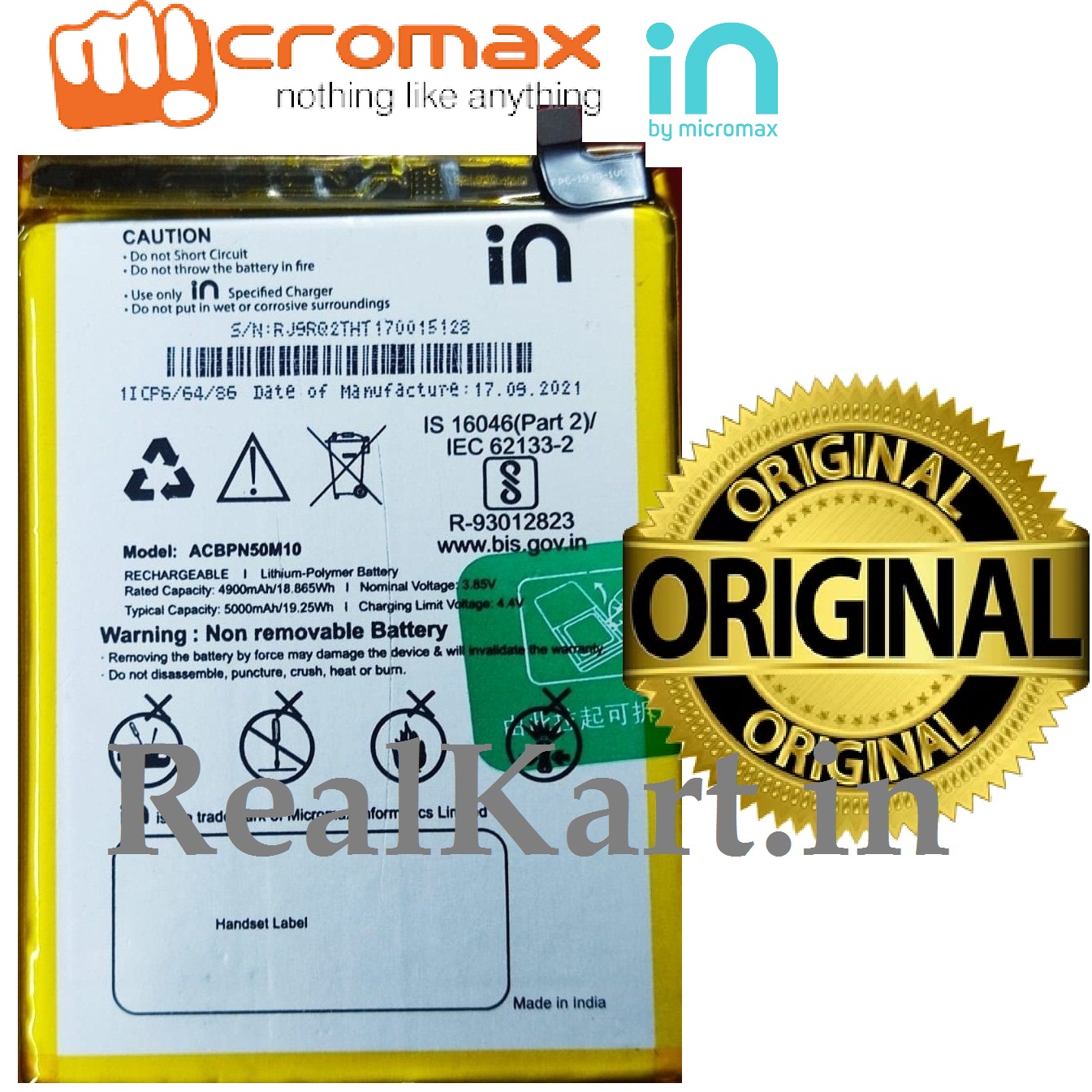 Batteri Kompatibelt Med NOKIA BL-5B 5200 3220 6060 3230 BL5B